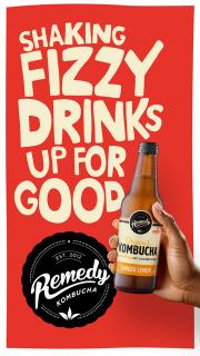 Remedy Kombucha: Shaking Fizzy Drinks up for Good
